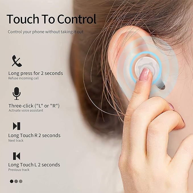 Wireless Earbuds,Cartoon Wireless Bluetooth 5.0 Headset Built-in Mic,Cute Panda Earbuds,IPX5 Waterproof Headphones,Wireless Sports Earphones,36H Playtime HiFi Stereo Deep Bass Earbuds