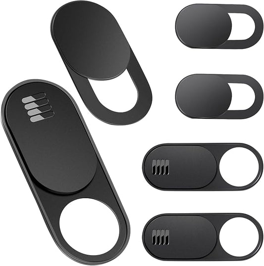 Laptop Camera Cover Slide,3 Large+3 Small Ultra Thin Webcam Cover for Laptop,Computer,Tablet,iPhone 6/7/8 Plus and Tesla Model 3/Y Interior Cabin Camera,Web Cam Blocker Protect Your Privacy