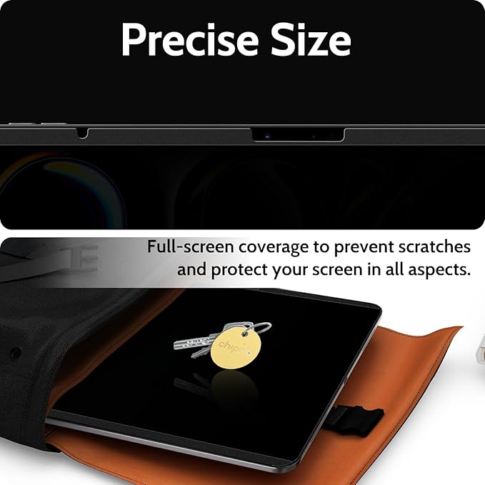 Magnetic Privacy Screen Protector for iPad Air 13 Inch 2024/2025 (M2/M3, 6th/7th Gen), Removable Anti Blue Light Glare Spy Private Filter, High Sensitive Bubble-Free Black Security Screen