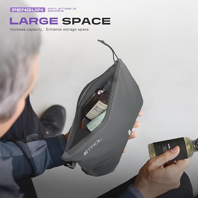 ETROL Travel Packing Cubes Set of 3, Waterproof Compression Storage Bags for Clothes, Lightweight Luggage Organizers for Suitcase, Backpacking, Hiking, Camping & Business Trips(S+M+L)