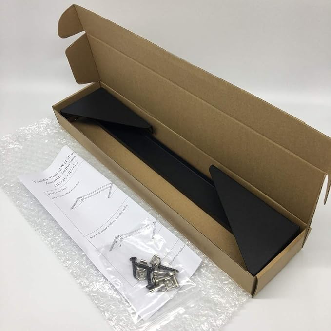 Jingchengmei 2 Pcs of 3U Wall Mount Patch Panel Bracket - 19 inch Steel Vertical Mounting Bracket for Network and Data Equipment (2)