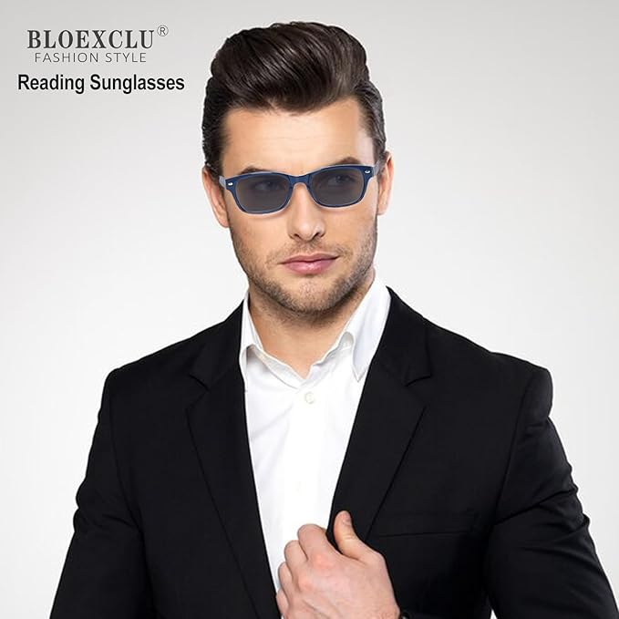 6 Pack Reading Glasses for Women Men Blue Light Blocking Spring Hinge Computer Readers, Anti Eyestrain/Glare