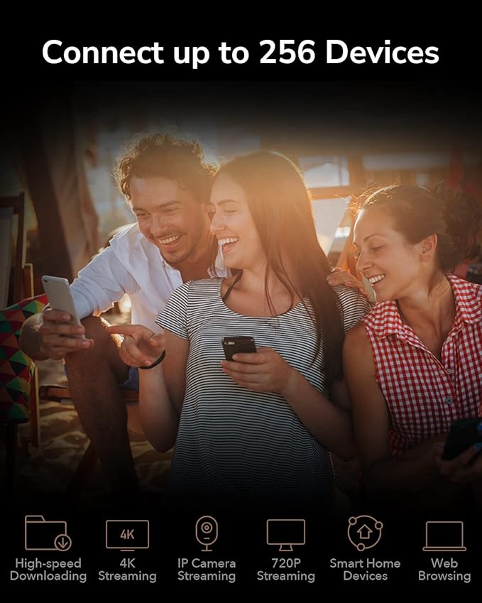 Cudy AX3000 WiFi 6 Router – 802.11ax Wireless Dual Band Gigabit Internet Router, VPN Compatible, MU-MIMO, WireGuard, Cudy Mesh Compatible WR3000