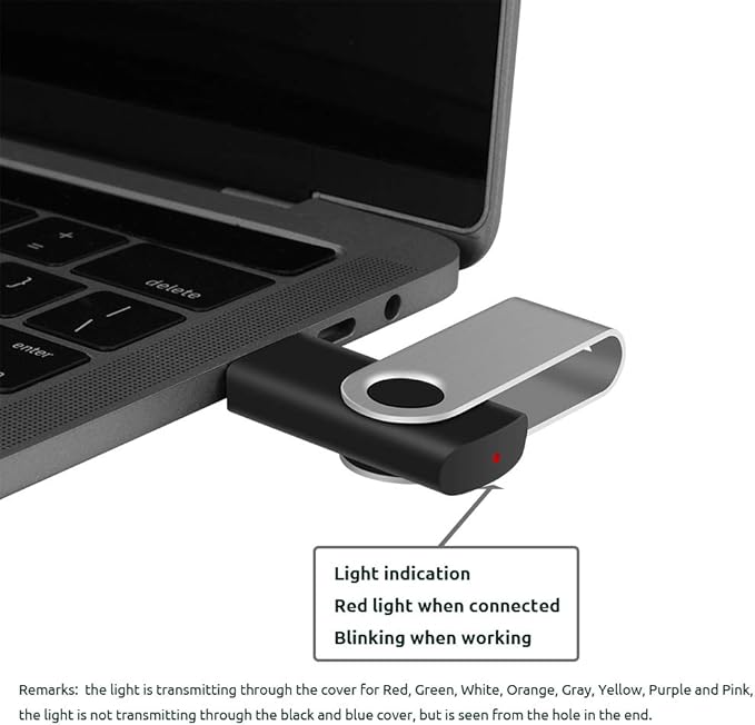 Professional 10-Pack of Enfain 16GB Multicolor USB Flash Drives - Swivel Memory Sticks for Effortless Data Storage and Sharing Offline