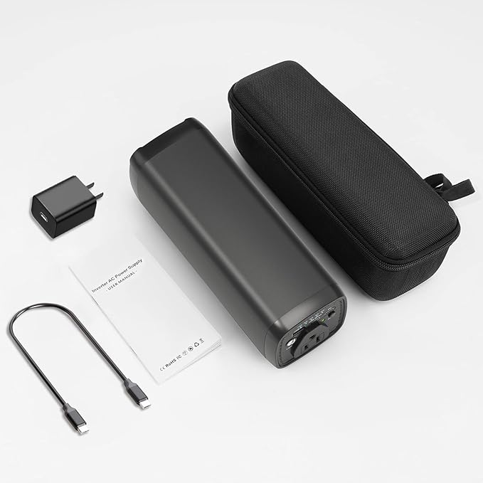 Portable Power Bank with AC Outlet,31200mAh with 4 Output Travel Laptop Power Station,External Battery Pack for Outdoors Travel Emergency,Power Bank for HP, Notebooks, MacBook,Drone,Camera