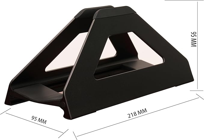 Vertical Laptop Stand, Space Saving Holder with Tool-Free Width Adjustment, Pretty Anodized Aluminum for Desk, Universal Fit for 10-17" Laptop