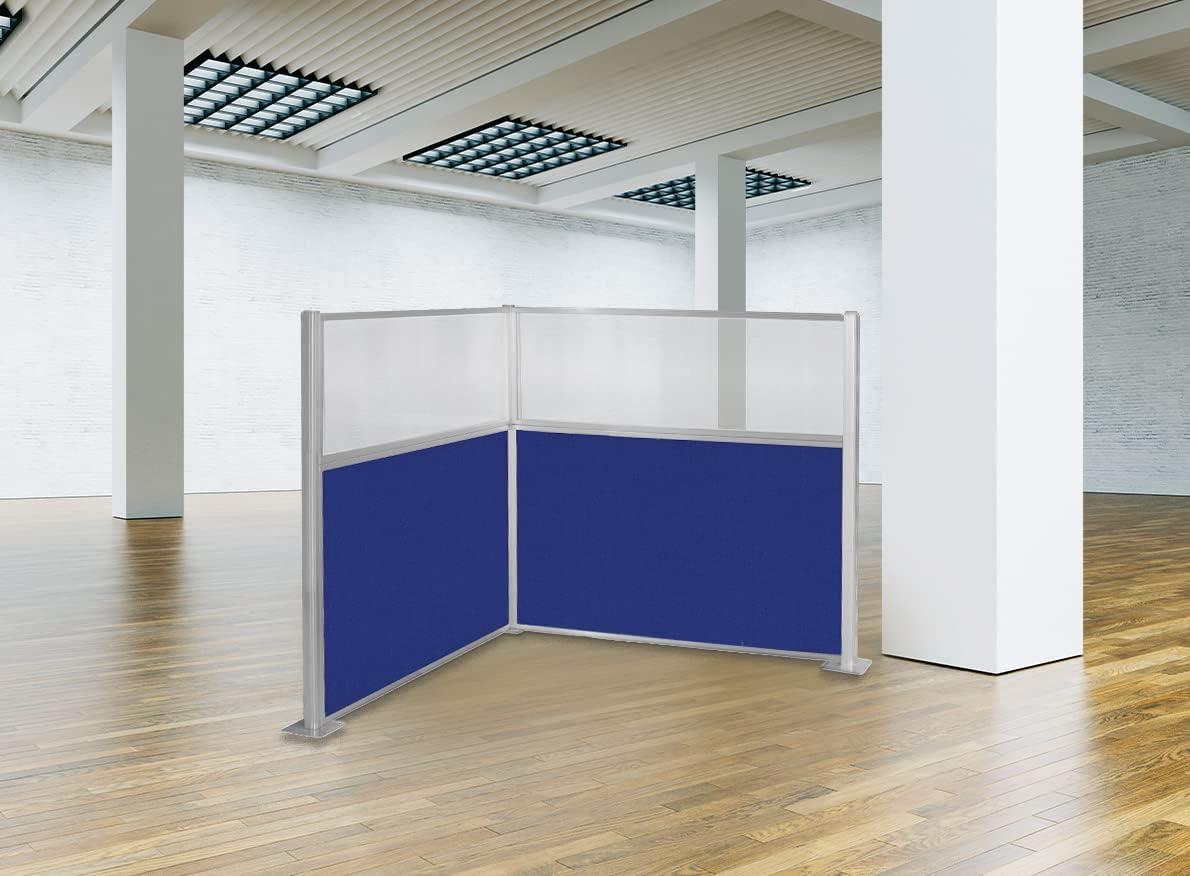 Versare Hush Panel Cubicle Kit | Workstation Partition Walls | Sound Dampening Cubicle Walls | Partitions for Desks