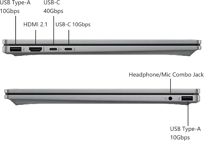 HP OmniBook X Flip 2-in-1 Copilot+ AI PC Laptop | 14" WUXGA Touch 400nits | AMD 6-core Ryzen AI 5 340 Up to 50 TOPS | 16GB DDR5 512GB SSD | Backlit Wi-Fi6E 5MP IR Camera Poly Win11Pro w/DLCA Accessory