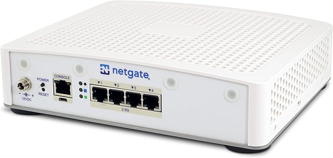 Netgate 4200 MAX pfSense+ Security Gateway | Firewall, Router, VPN | Lifetime TAC Lite Support | 4x 2.5 GbE Ports | Protect your network with a fully featured, professional network security appliance.