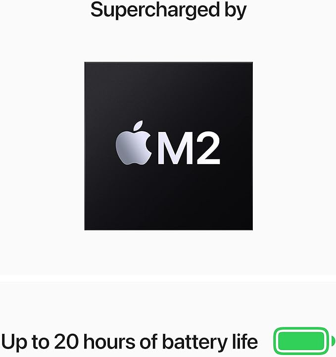 2022 Apple MacBook Pro with Apple M2 Chip (13-inch, 24GB RAM, 1TB SSD Storage) (QWERTY English) Space Gray (Renewed)