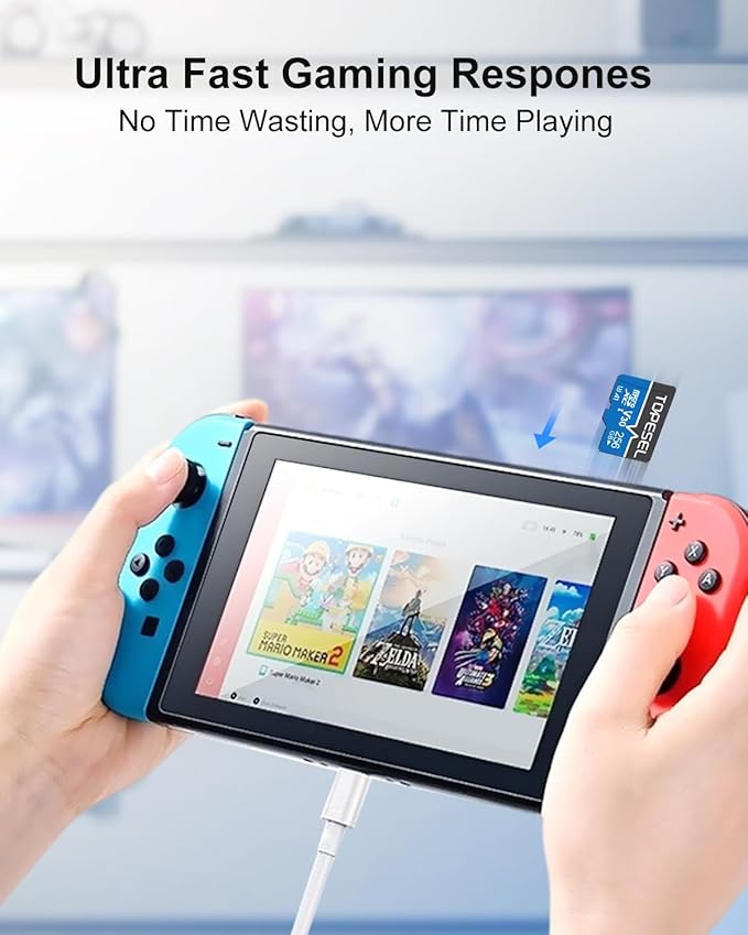 TOPESEL 256GB Micro SD Card 2 Pack, 4K HUD, U3 SDXC TF Card with Adapter High-Speed UHS-I V30 Micro Flash Memory Card for Smartphones, Cameras, Dash Cams