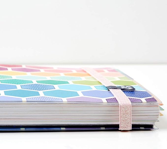 Erin Condren Designer Accessories - Metallic Elastic Band Trio - 3 Pack - Each Band Measures 7.25" x .5", Great Way to Glam Up Your Planner or Notebook