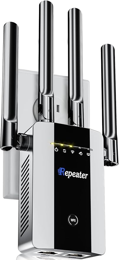2026 New WiFi Extender Signal Booster for Home, Long Range WiFi Repeater Wireless Routers Signal Amplifier, Mesh WiFi 15X Faster Access Point with Ethernet Port, Easy Setup, 5 Working Mode