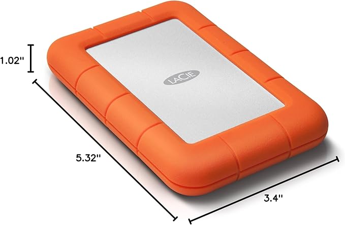 LaCie USB 3.0 1TB Rugged Mini Hard Drive