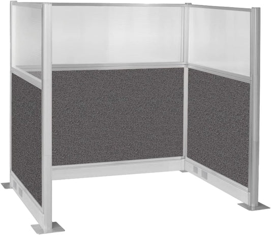 Versare Pre-Configured Hush Panel Electric Cubicle | Workstation Divider Walls | Cubicle Privacy Panels | Office Partition Walls