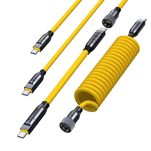 AOHI 240W 8 in 1 USB 4 Cable Set, The Future 240W PD3.1 USB C Fast Charging Cable Supports 40Gbps Data Transfer 8K HD Display for iPhone15 Pro Max MacBook Pro Air iPad Galaxy