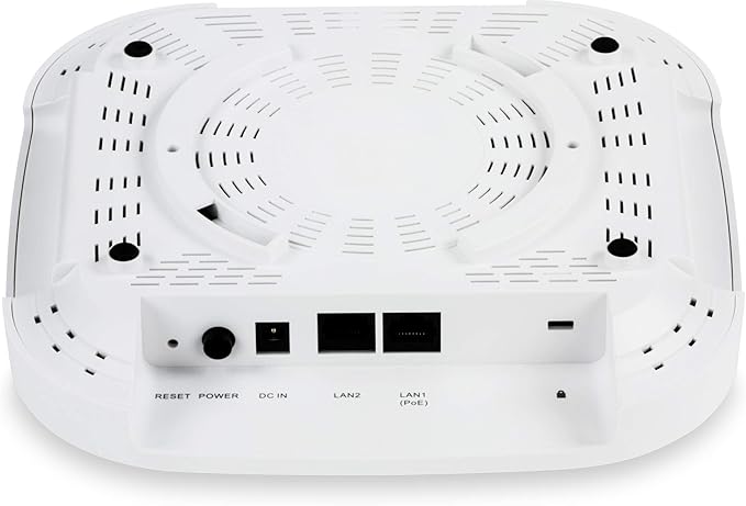 TRENDnet AC2200 Tri-Band PoE+ Indoor Wireless Access Point, 867Mbps WiFi AC + 400Mbps WiFi N Bands, Wave 2 MUMIMO, Client Bridge, WDS, AP, WDS Bridge, WDS Station, Repeater Modes, White, TEW-826DAP