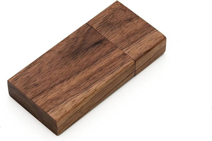 EASTBULL 100-Pack of 16GB Bulk Flash Drives, Wooden USB Flash Drives Walnut Wood Thumb Drive USB 2.0 Memory Stick for Data Storage (16 GB, 100 Units)