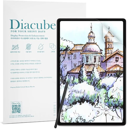 [2 Pack] Paperfeel Screen Protector For Samsung Galaxy Tab S7 FE / Tab S9 FE Plus 12.4 Inch, Anti-Glare Matte PET Film for Drawing and Writing Like on Paper, High Touch Sensitivity, Easy