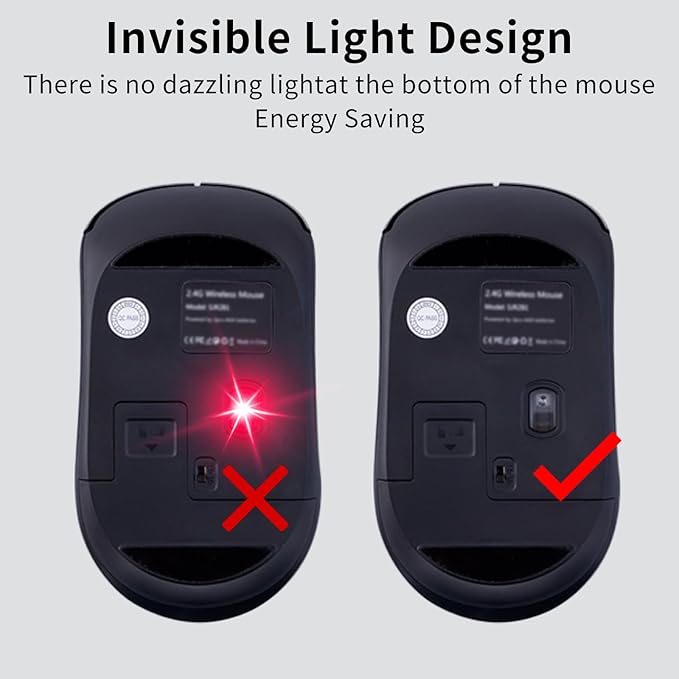 Wireless Mouse and Keyboard Combo, Silent Full-Size Computer Keyboard with Calculator Button, 2400 DPI Mouse, Quiet Click, Slim Cordless USB Set for Laptop PC Windows Mac - Space Grey