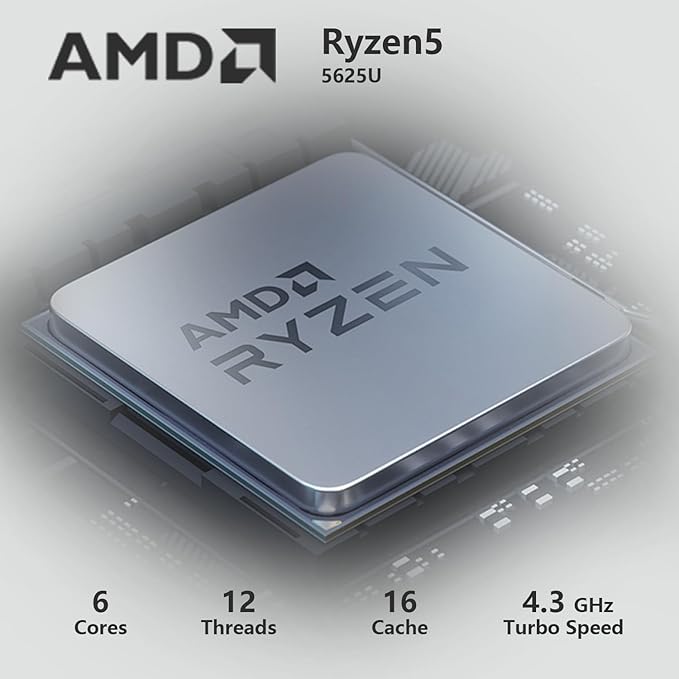 Lenovo IdeaPad Slim 3 Laptop, 15.6" FHD Display, AMD Ryzen 5 5625U, 16GB RAM, 1TB SSD, Backlit KB, SD Card Reader, Webcam, HDMI, Wi-Fi 6, Win 11 Home, Bundle with Thunderobot ML101 Wireless Mouse