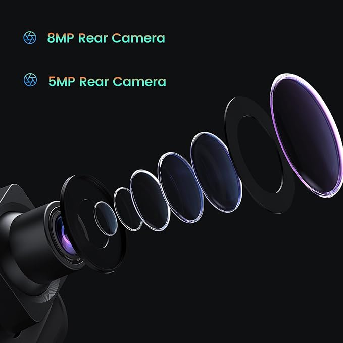 2025 Upgraded Android 14 Tablets, 10.1 inch Tablet Octa-core CPU‌ with 8 Arm Cortex-A55 Processors 8GB RAM 128GB ROM IPS Touchscreen, Wi-Fi 6, BT 5.0, Dual Camera, 6000mAh Battery