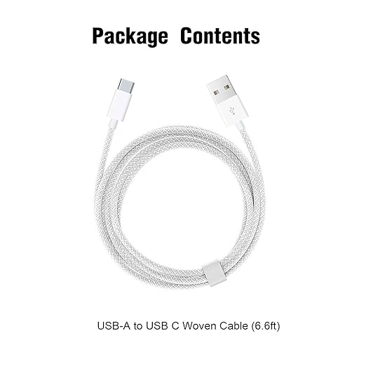 6ft USB A to USB C CarPlay Cable for iPhone 15/16/17, 15 16 17 Pro Max, 15/16 Plus, iPhone 16E,17Air, AirPods 4/AirPods Pro (2nd/3rd Gen),iPad 10th Gen, iPad Pro 12.9/11,Air 5th/4th Car Charging Cable