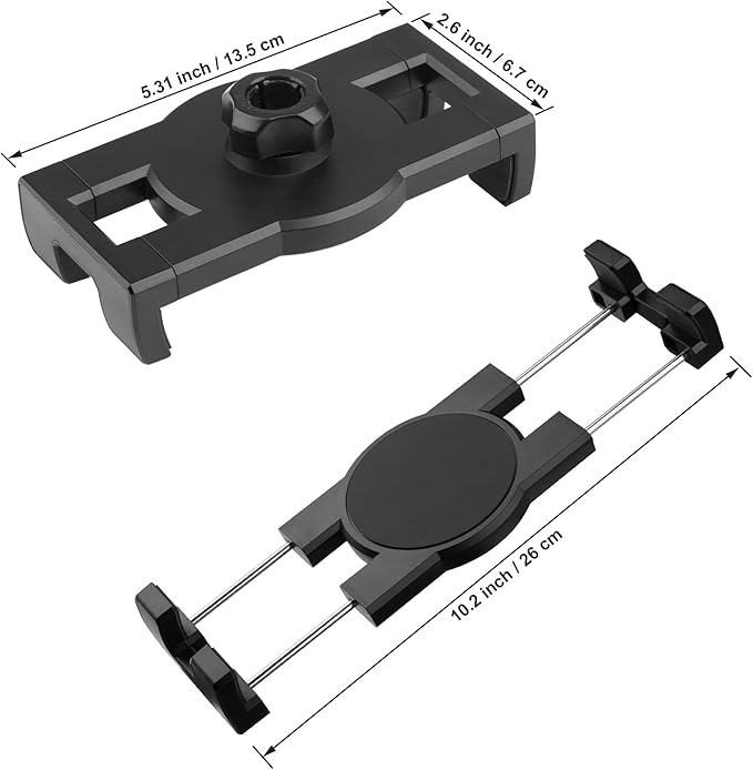 Foldable iPad Wall Mount Holder,Aluminium Extendable Tablet Wall Mount for 7~12.9 inch Tablets iPad/Nexus/LG G Pads/e-Reader/Switch,Adjustable Extension Articulating Arm Swivels Mount