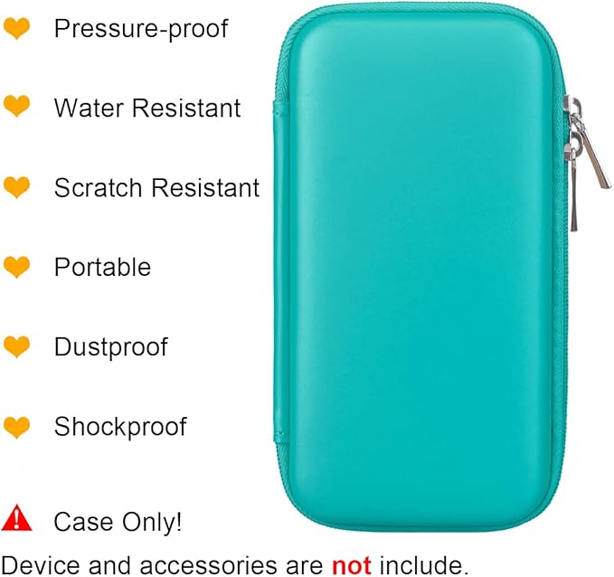 BOVKE Travel Cable Organizer Hard Protective Case