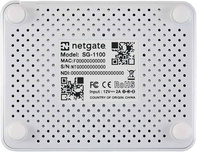 Netgate 1100 pfSense+ Security Gateway | VPN, Router, Firewall | Lifetime TAC Lite Support | 3X 1 GbE Ports | Protect Your Network with This Fully Featured, Professional Network Security Appliance.