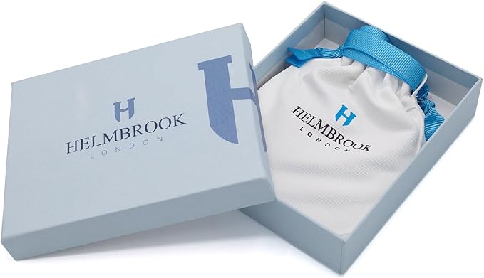 Passport Holder Travel Wallet for Men & Women, RFID Handcrafted Full Grain Leather Cover, 12 Card Slots & 4 Compartments, Gift Box & Pouch, Navy Blue