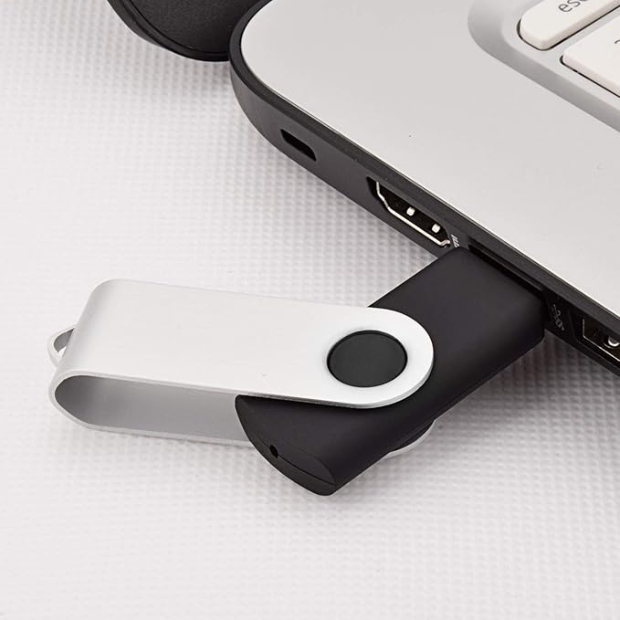 KEXIN 20 Pack 32 GB Flash Drive 3.0 Thumb Drive 32G Transfer Speed Up to 80MB/s Swivel USB 3.0 Flash Drive 20 Pack 3.0 Jump Drive Black