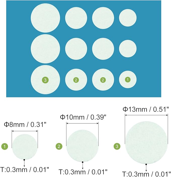 MECCANIXITY Webcam Cover Slide 0.3mm Thick Round Plastic Laptop Camera Cover Slide Web Blocker Protect Privacy for Computer, Laptop White 12 Pack