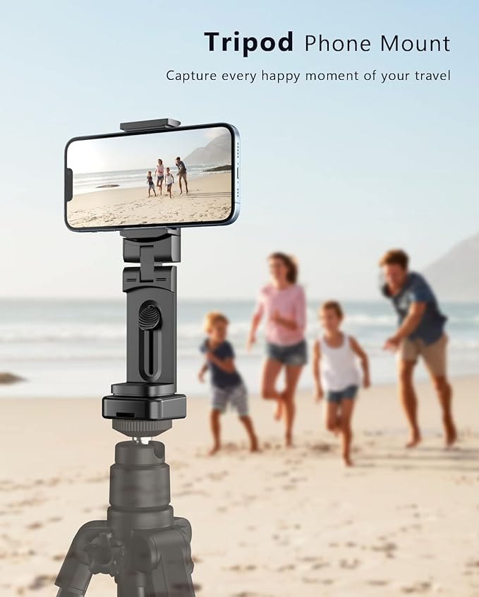 MiiKARE Travel Essentials Airplane Phone Holder, Universal Handsfree Phone Mount for Flying with 360 Degree Rotation, Travel Must Haves Phone Stand for Desk, Tray Table, Pro