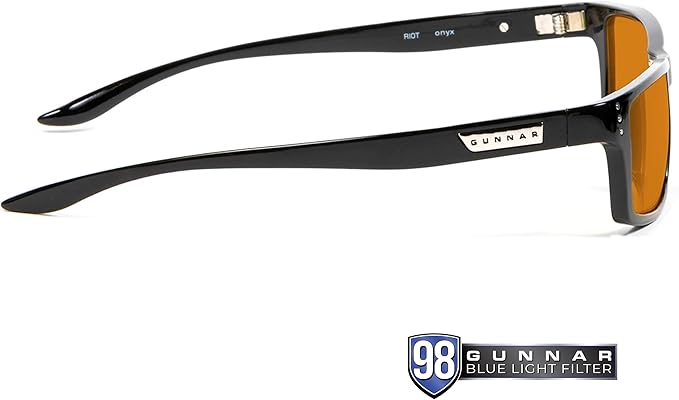 GUNNAR - Premium Gaming and Computer Glasses - Blocks Blue Light - Riot