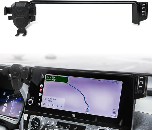 auovo Car Phone Holder Compatible with Toyota Grand Highlander 2024 2025 2026 Accessories Screen Phone Mount Cell Phone Automobile Cradles Hands-Free 360 Degree Rotation