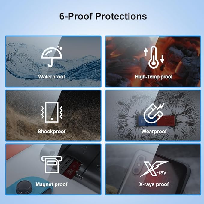 256MB Micro SD Cards 10-Pack, KOOTION Mini Flash Memory Card C4 Low Capacity for Old Phones/MP3 and Small File Transfer (Pack of 10 256MB)