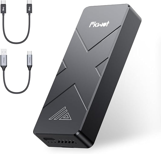 500GB External SSD, USB4 40Gbps Portable SSD 2TB with Cooling Fan, Up to 3700MB/s, External Solid State Drives Compatible with Mac mini, iPhone 15/16 Series, Tablets, MacBook, iPad, iMac, etc(FP110)