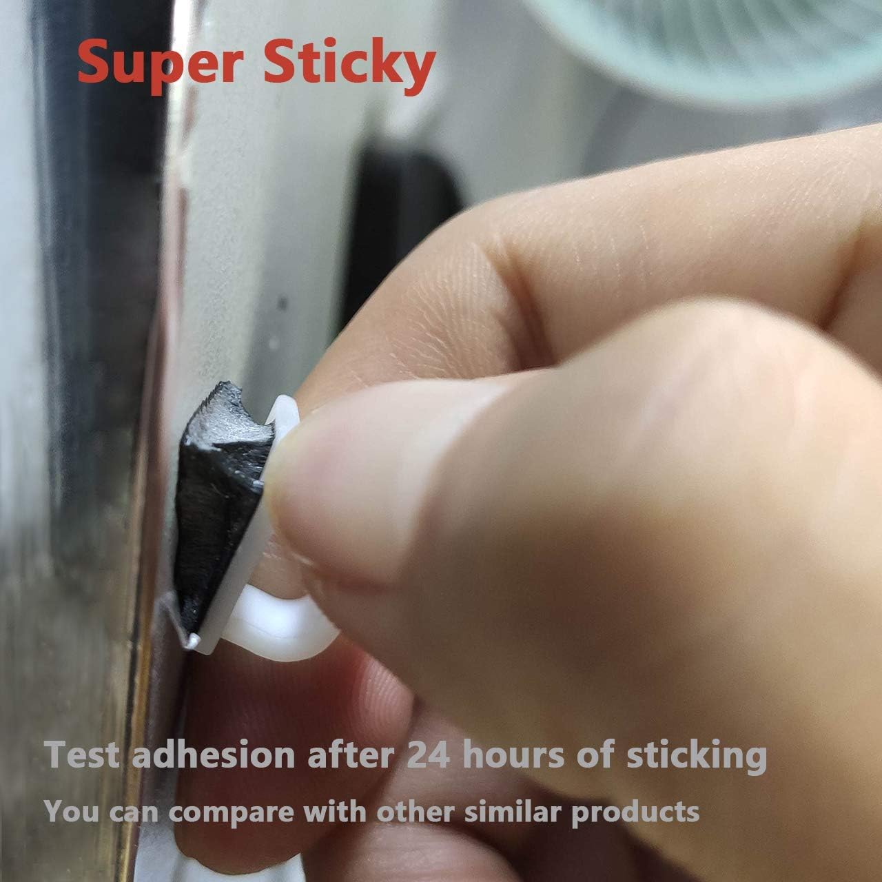 Cable Clips 60pcs with Strong Adhesive Tapes,Wire Holder Organizer Cord Management for Car, Office and Home (White- CC04(60PCS))