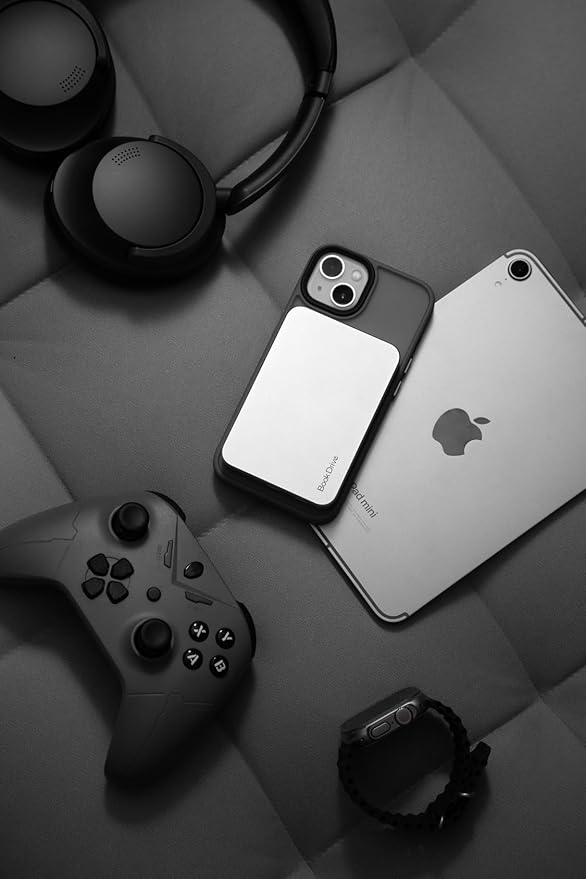 ORICO BookDrive 2TB Magnetic External SSD with PD 100W Charging for Labtop & USB-C Smartphone - Magsafe Portable Solid State Drive, 1000MB/s for USB 3.2 Gen2 - P10Plus