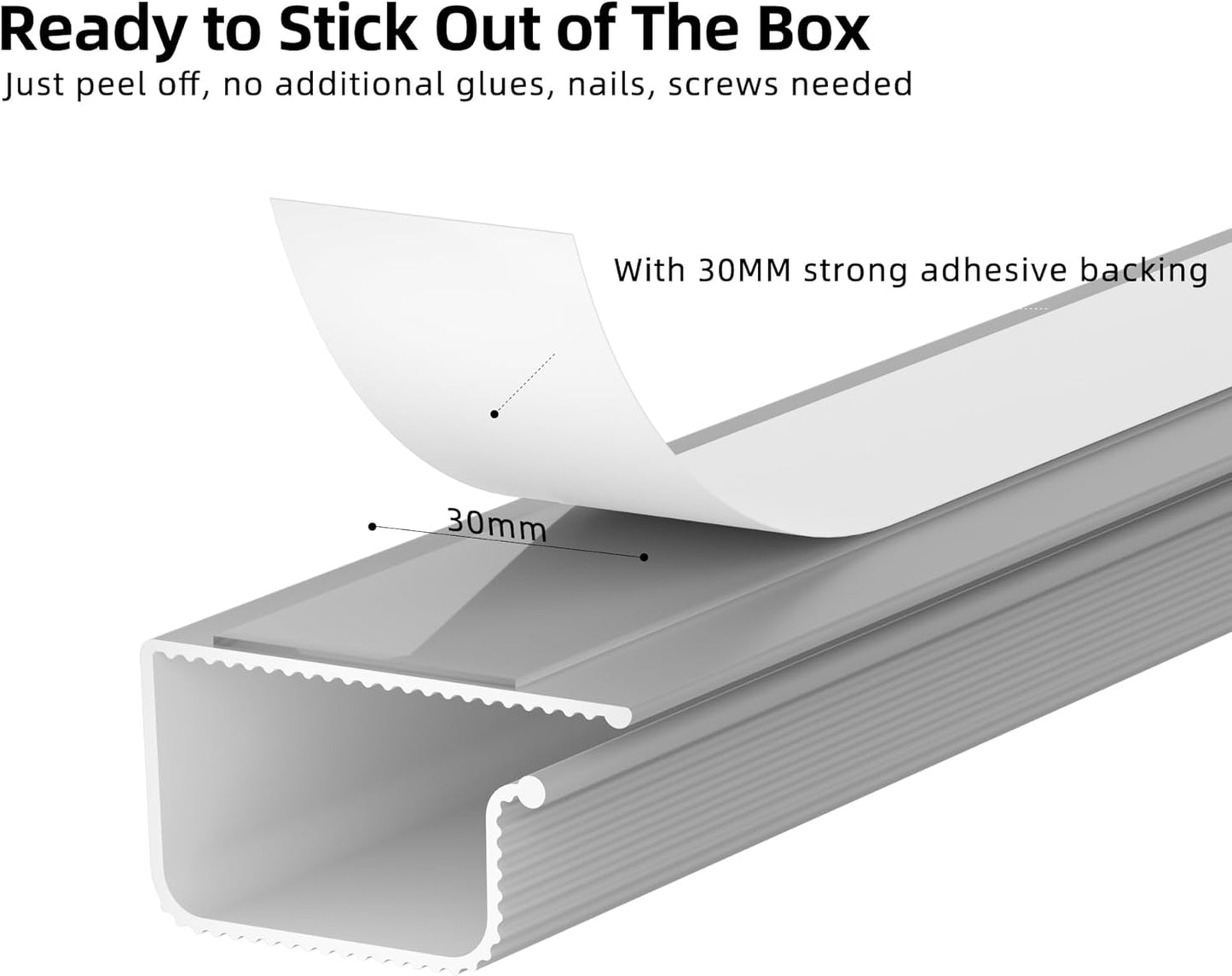 YECAYE 157in Cable Management, Cord Organizer,Easy Install Self-Adhesive Cable Organizer,Cord Management, Desk Wire Holder for Office Organization,Child and Pet Proofing, Grey