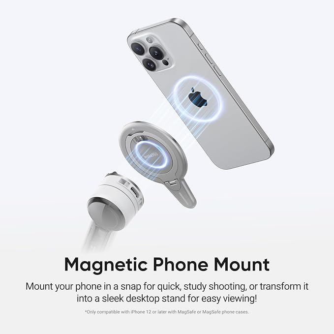 Insta360 Flow 2 Pro Magnetic Mount Bundle - Foldable AI Phone Gimbal, Track in 200+ iOS Apps, Multi-Person & 360 Pan Tracking, Built-in Tripod/Selfie Stick, iPhone/Android Stabilizer