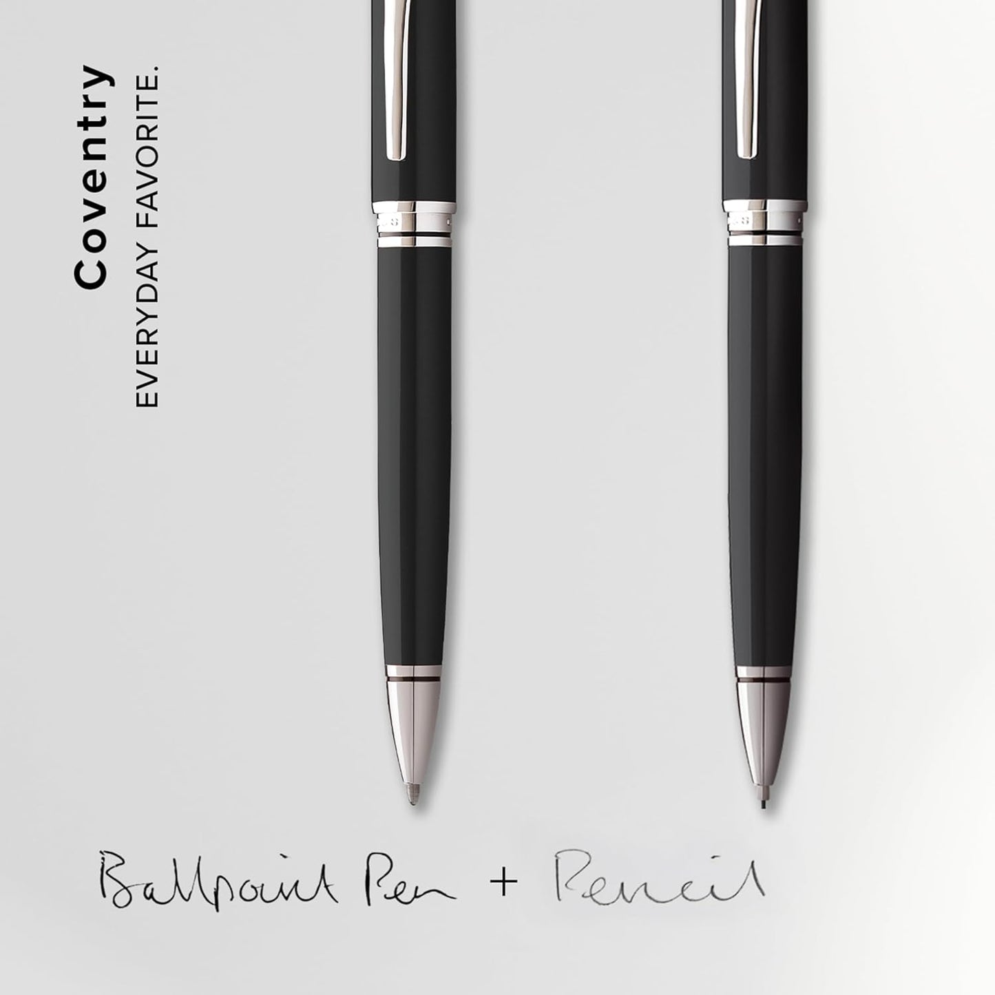 Cross Coventry Black Lacquer Pen and Pencil Gift Set