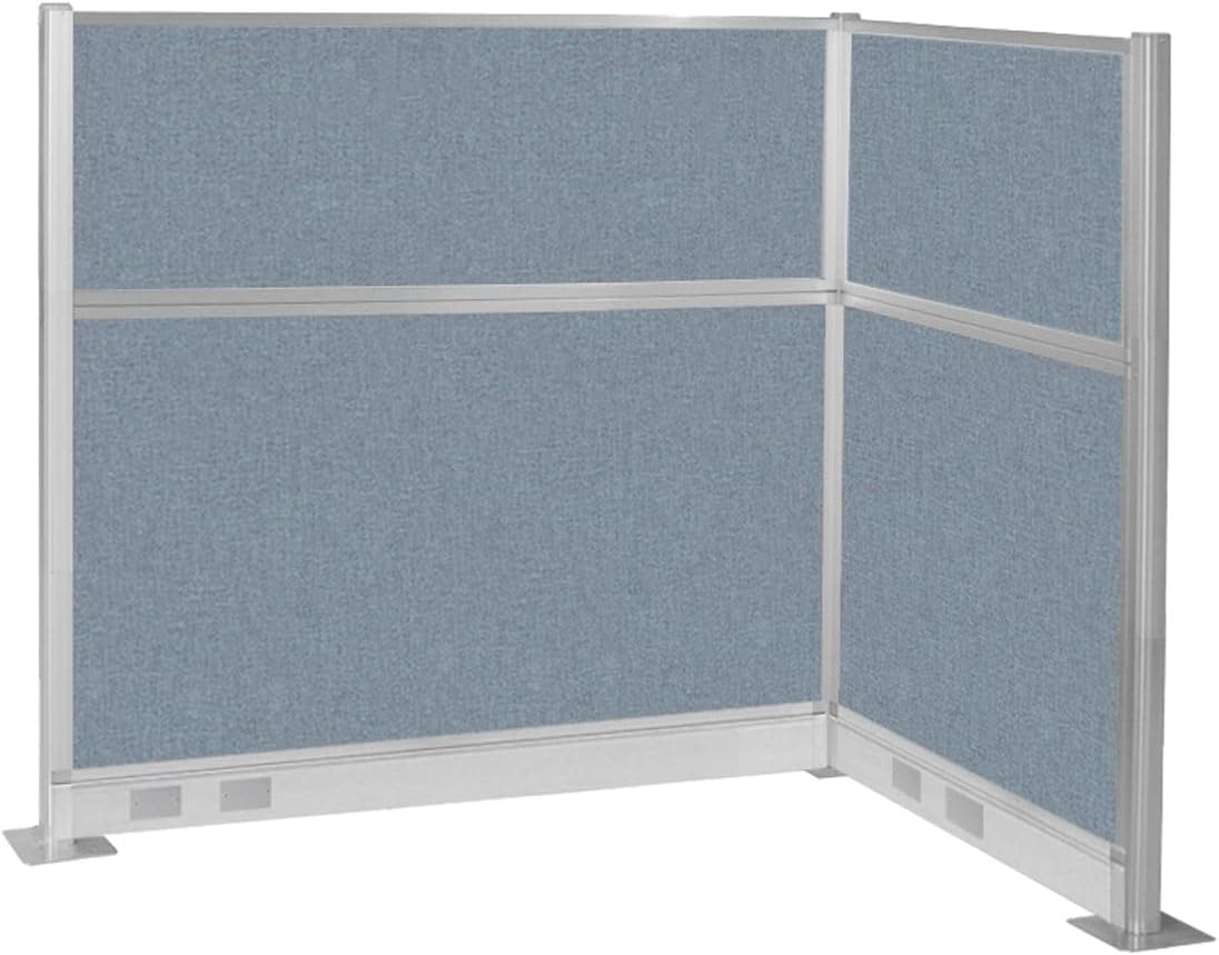 Versare Pre-Configured Hush Panel Electric Cubicle | Workstation Divider Walls | Cubicle Privacy Panels | Office Partition Walls