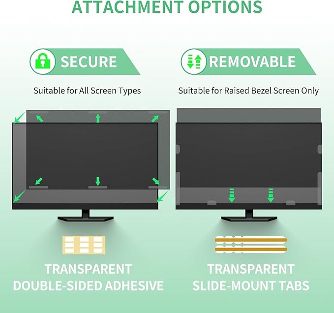 34 Inch Curved Computer Privacy Screen Filter for 21:9 Widescreen Computer Monitor Screen Protector Computer Screen Privacy Shield Anti Glare and Blue Light (2-Pack)