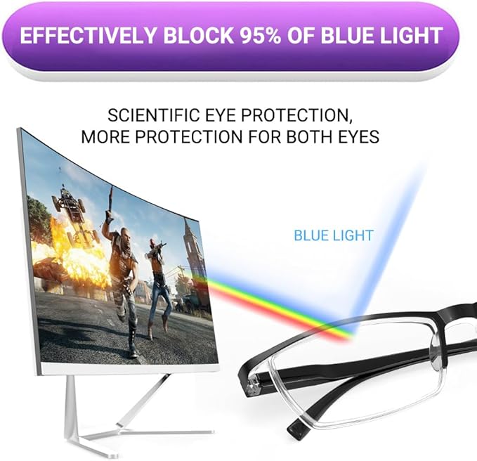 TERAISE Fashion Anti-blue light Reading Glasses Men Women Computer Reader