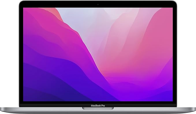 Apple 2022 MacBook Pro with Apple M2 Chip (13-inch, 16GB RAM, 512GB SSD Storage) (QWERTY English) Space Gray (Renewed)