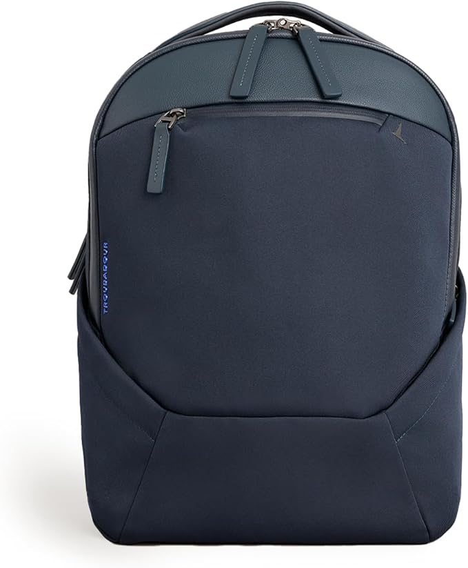 Troubadour Apex 4.0 Compact - 16L Premium Laptop Backpack - Ergonomic & Water Resistant - Designed for Work and Travel - Ink Blue