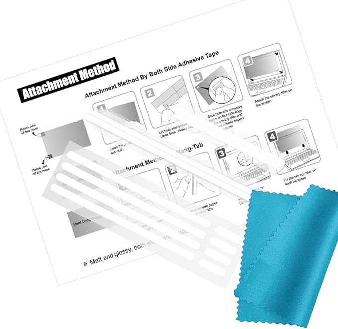 34 Inch Computer Privacy Screen Filter for 21:9 Ultra-Wide Aspect Ratio Widescreen Monitor - Anti Glare Blue Light Filter, Removable Computer Monitor Privacy Shield, Anti-Scratch Screen Protector