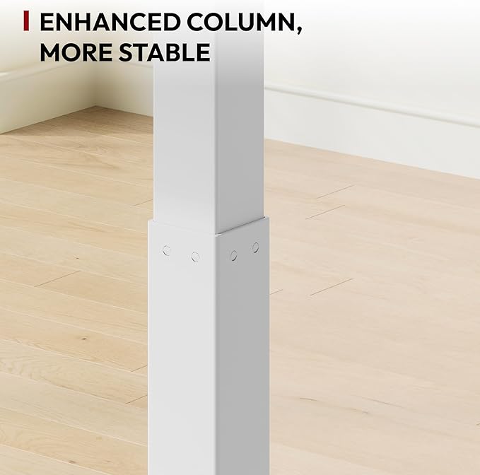 SANODESK Medical Adjustable Overbed Bedside Table with Hidden Casters, Pneumatic Mobile Laptop Computer Standing Desk Cart with Tray, Hospital and Home Use(27.6" W x 15.7" D, Maple)